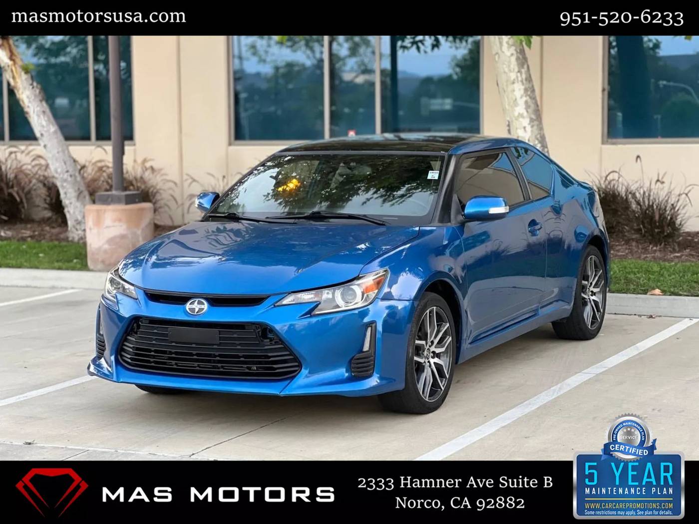 2015 Scion tC Base — Coupe — 76,882 mi — Norco, CA