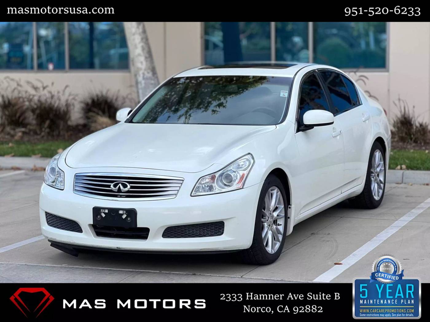 2007 INFINITI G G35 — Sedan — 90,830 mi — Norco, CA