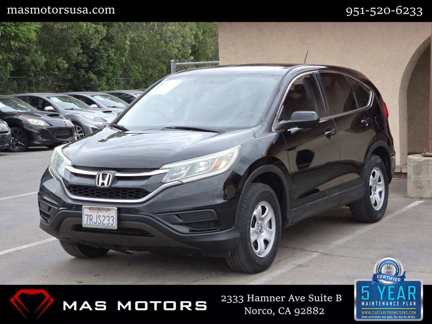 2016 Honda CR-V LX — SUV — 278,069 mi — Norco, CA