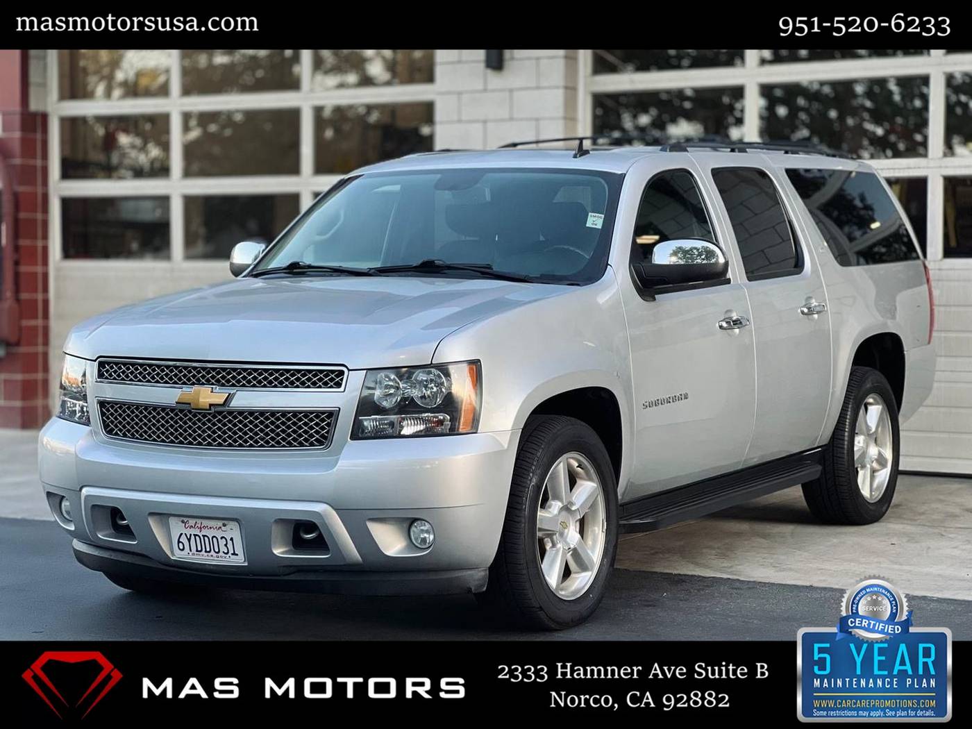 2012 Chevrolet Suburban LT — SUV — 104,630 mi — Norco, CA