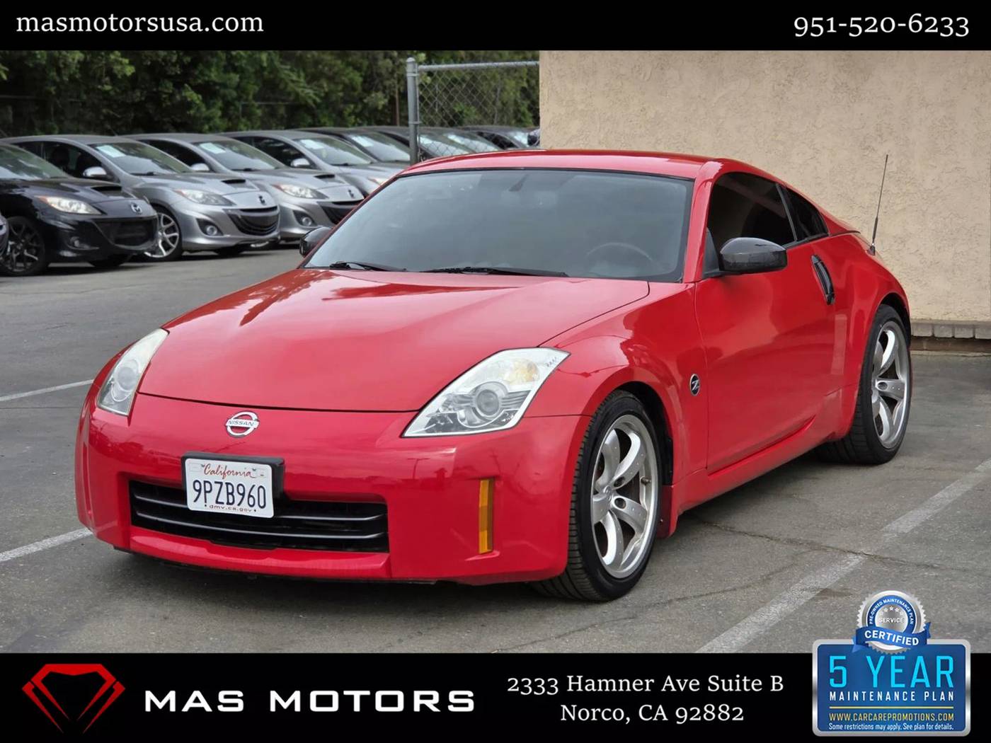 2008 Nissan 350Z Grand Touring — Coupe — 85,436 mi — Norco, CA