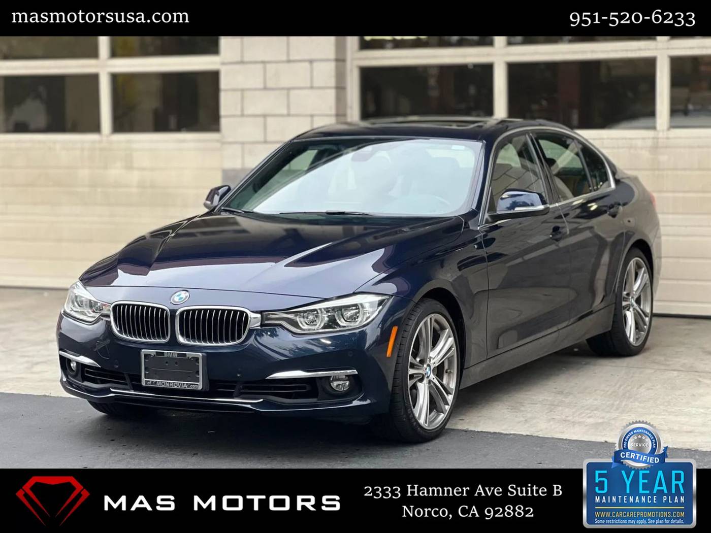 2016 BMW 3 Series 340i — Sedan — 90,696 mi — Norco, CA