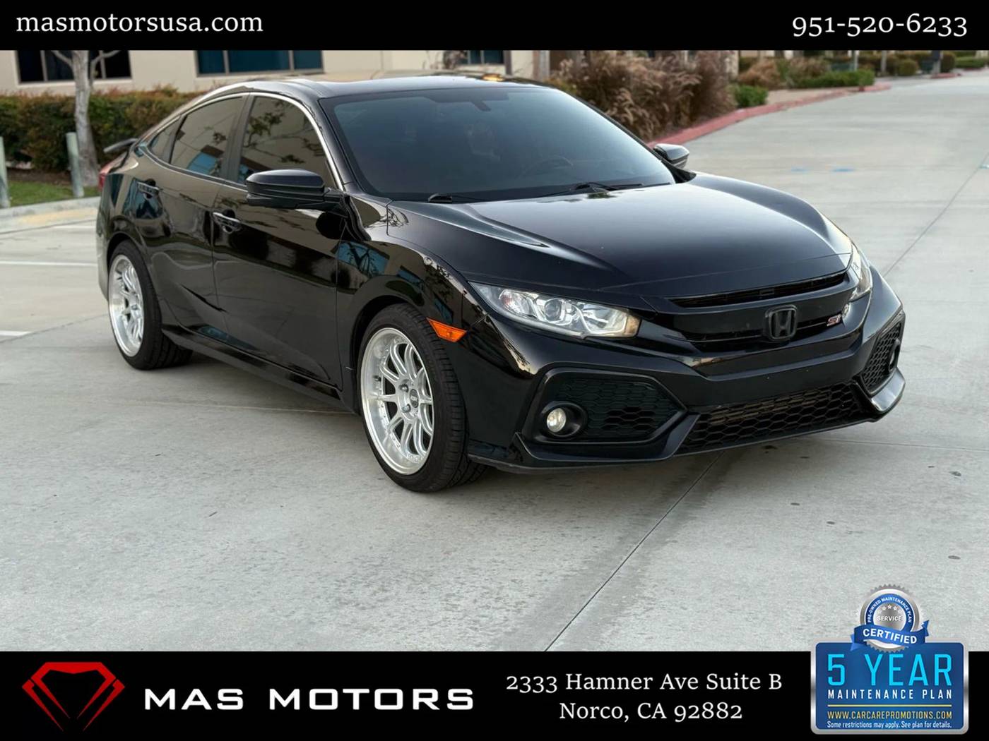 2019 Honda Civic Si — Sedan — 99,289 mi — Norco, CA