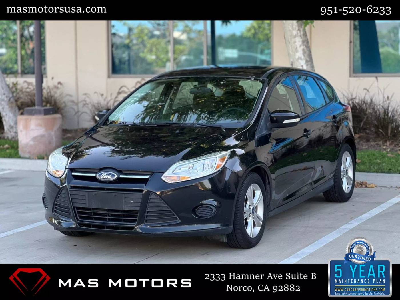 2013 Ford Focus SE — Hatchback — 49,087 mi — Norco, CA