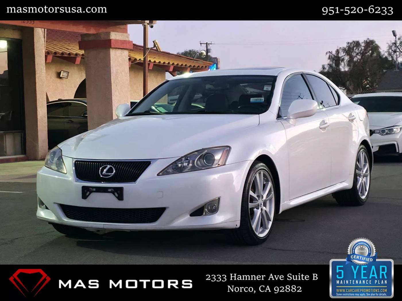 2007 Lexus IS IS 350 — Sedan — 103,299 mi — Norco, CA