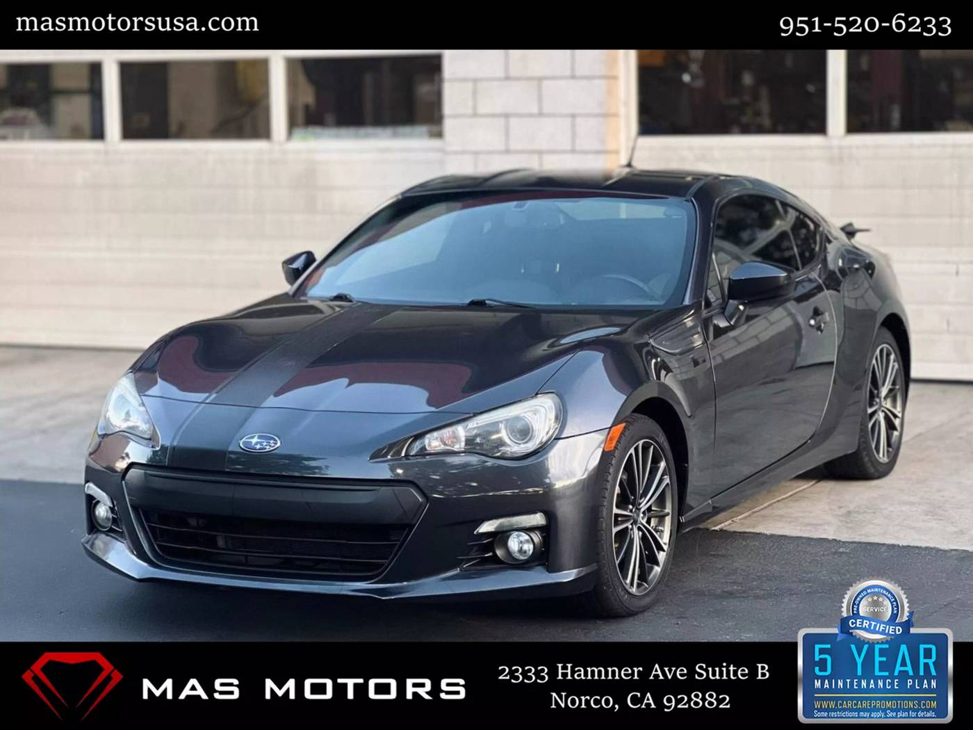 2014 Subaru BRZ Limited — Coupe — 70,635 mi — Norco, CA