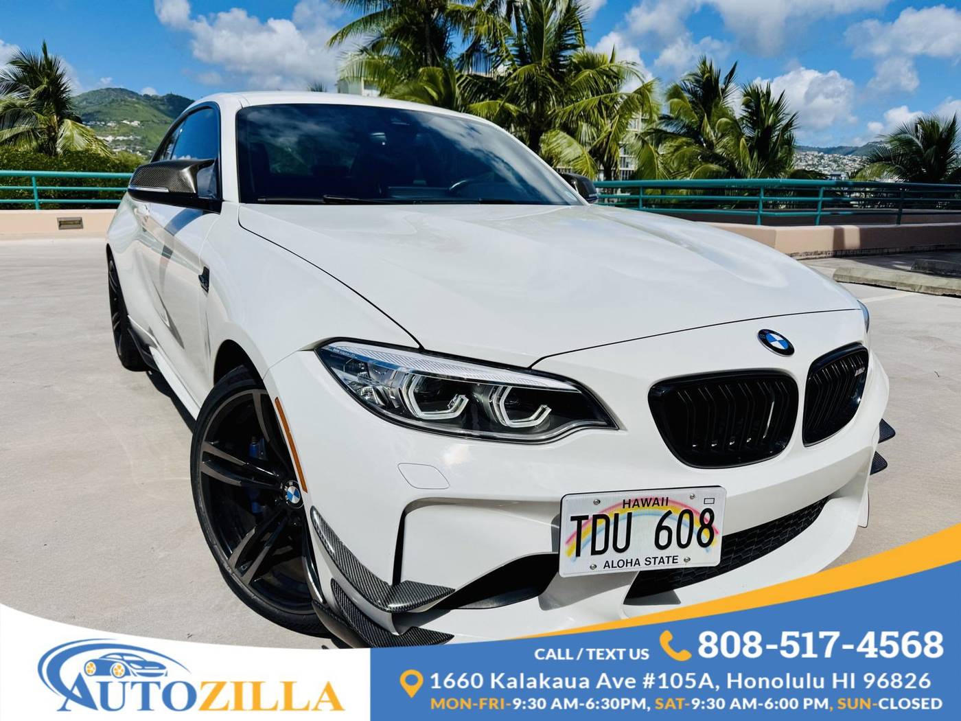 2018 BMW M2 Standard — Coupe — 15,848 mi — Honolulu, HI