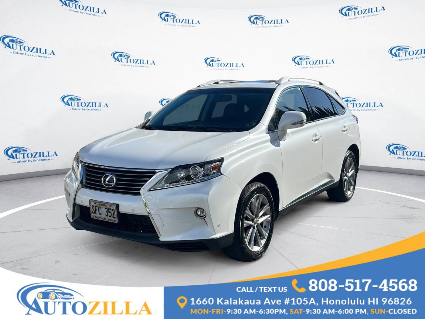 2015 Lexus RX RX 350 — SUV — 109,525 mi — Honolulu, HI