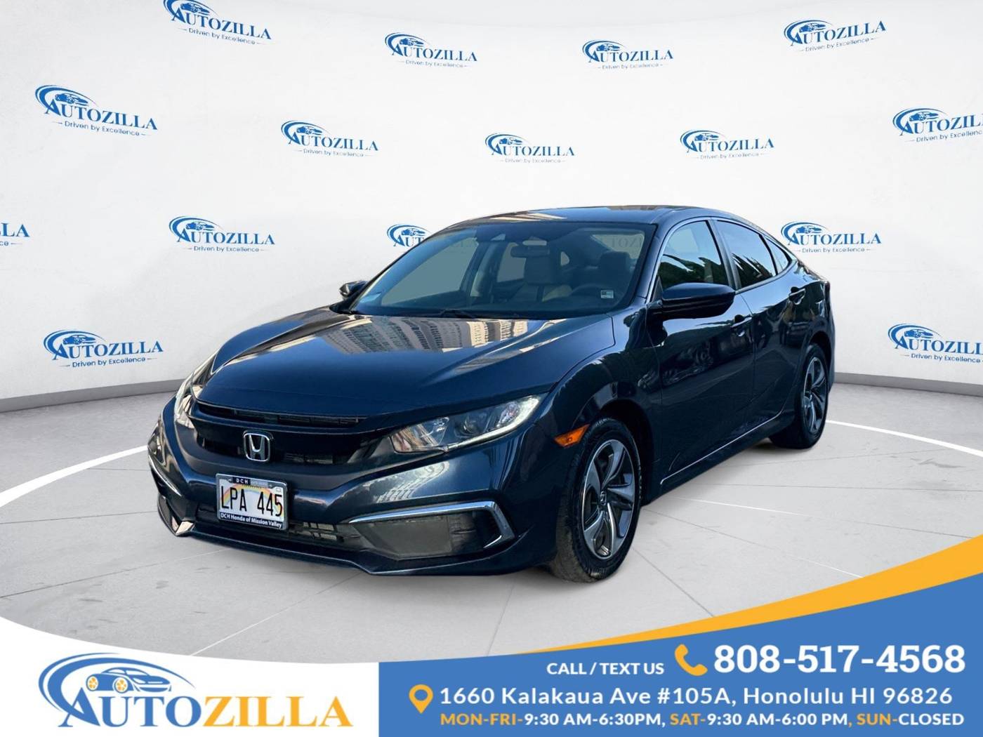 2019 Honda Civic LX — Sedan — 95,555 mi — Honolulu, HI