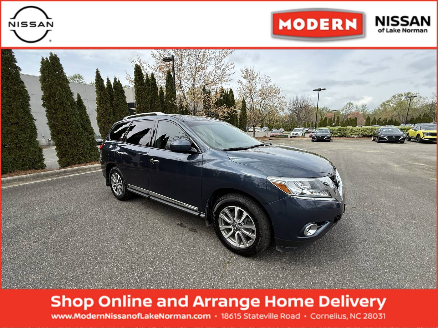 2013 Nissan Pathfinder SL — SUV — 105,350 mi — Cornelius, NC