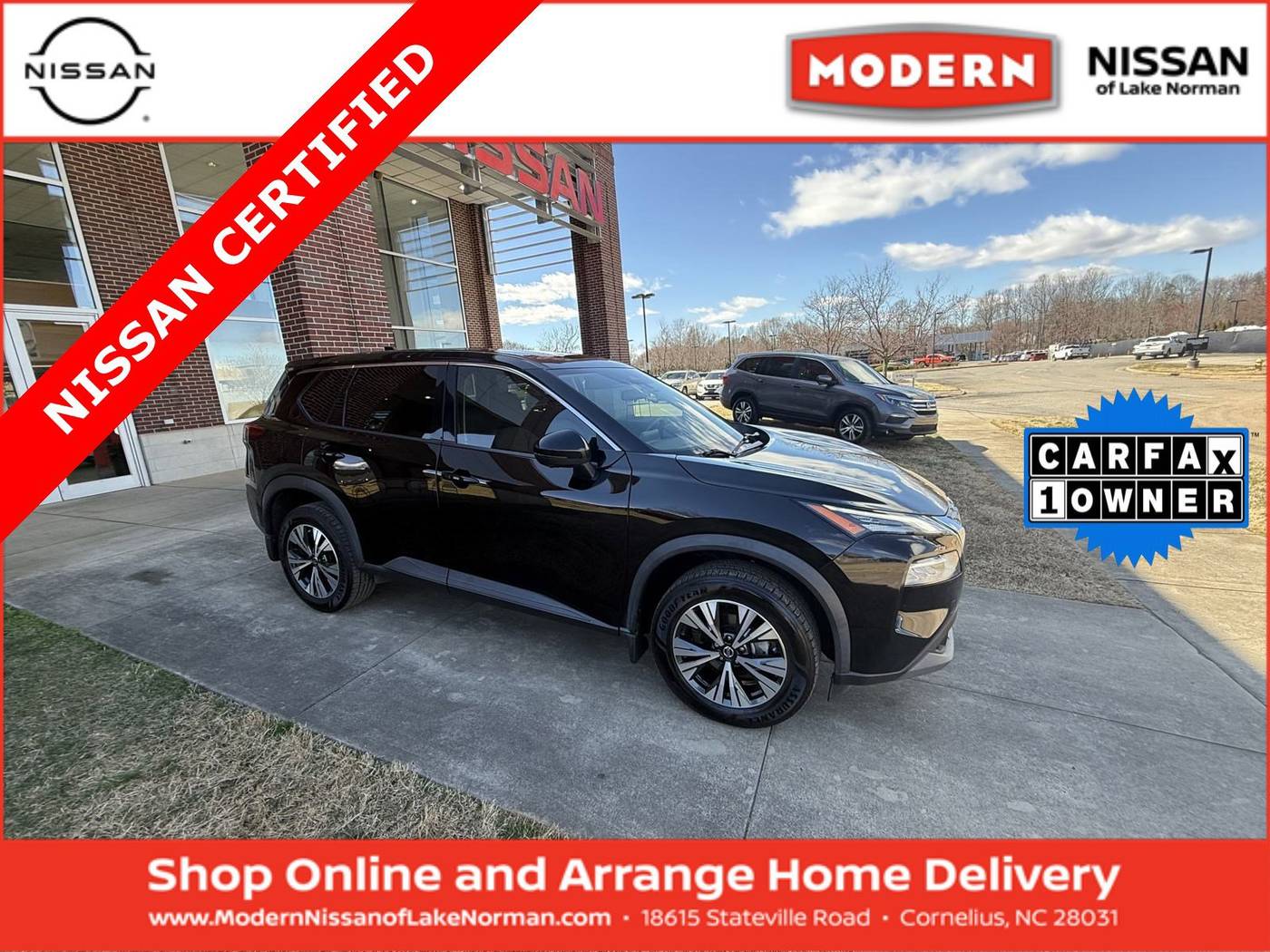 2021 Nissan Rogue SV — SUV — 77,249 mi — Cornelius, NC