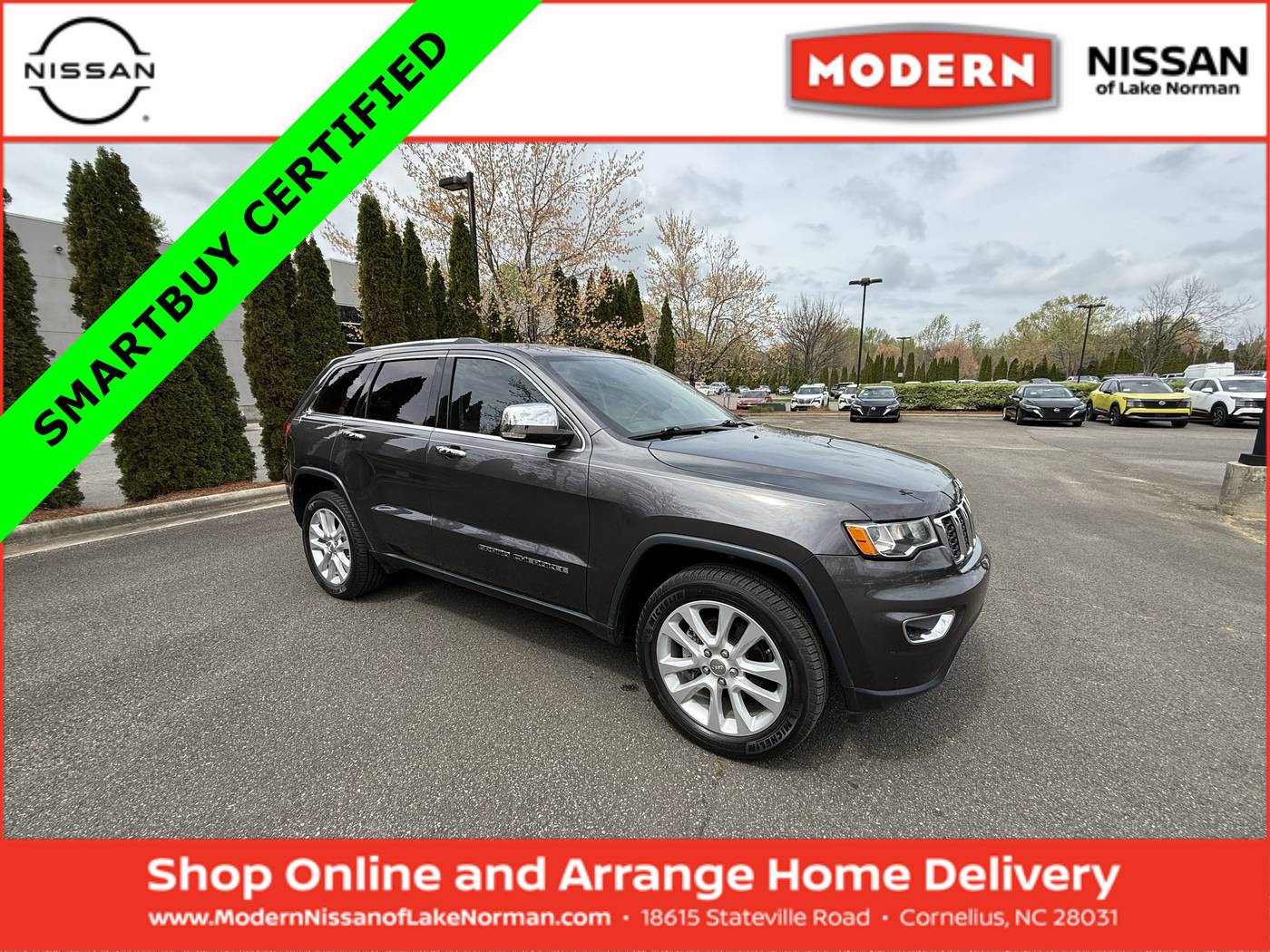 2017 Jeep Grand Cherokee Limited — SUV — 97,708 mi — Cornelius, NC