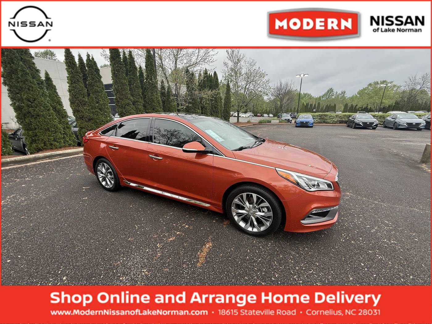 2015 Hyundai Sonata Limited 2.0T — Sedan — 77,241 mi — Cornelius, NC