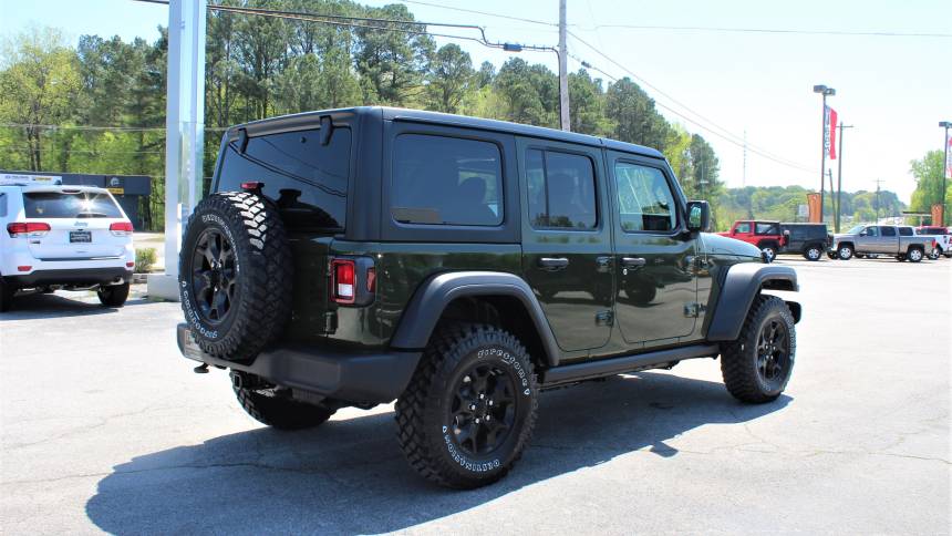 Pre-Owned 2021 Jeep Wrangler Unlimited Sahara Sport Utility in Afton  #UET1492