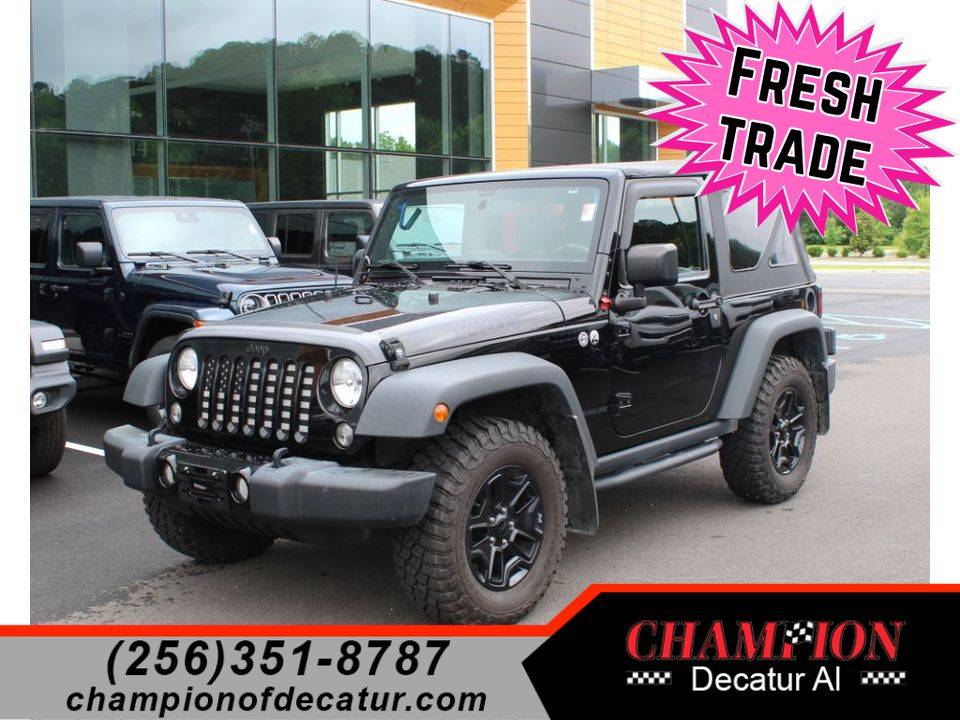 2017 Jeep Wrangler Willys Wheeler — SUV — 110,701 mi — Decatur, AL