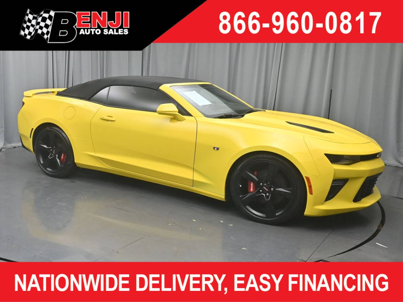2017 Chevrolet Camaro 1SS — Convertible — 74,402 mi — Orlando, FL