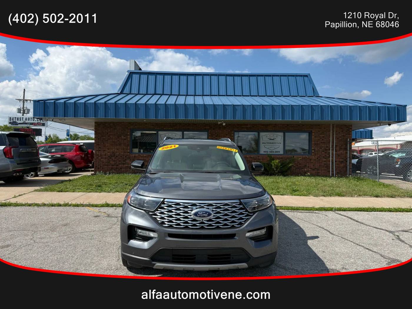 2021 Ford Explorer Platinum — SUV — 32,726 mi — Papillion, NE