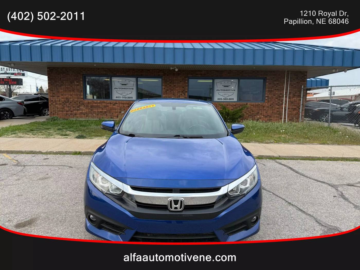 2018 Honda Civic EX-T — Coupe — 32,262 mi — Papillion, NE