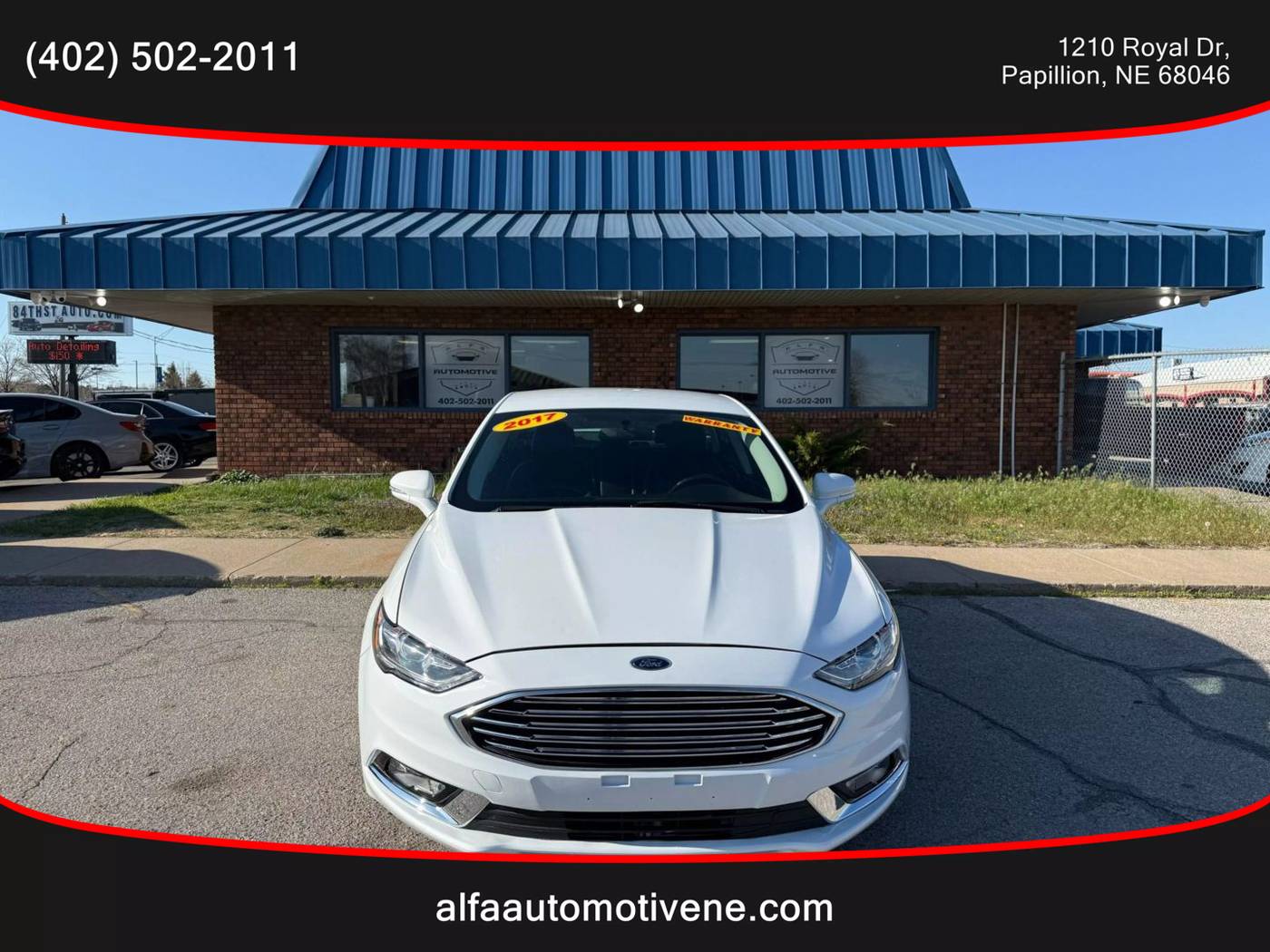 2017 Ford Fusion SE — Sedan — 55,345 mi — Papillion, NE