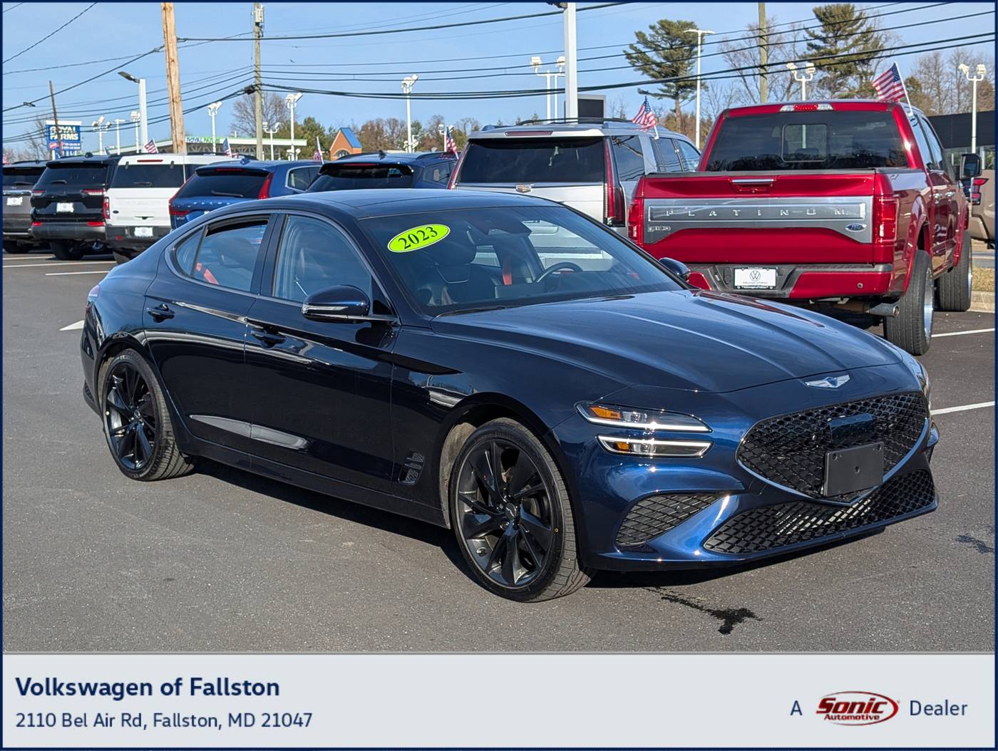 2023 Genesis G70 2.0T — Sedan — 6,573 mi — Fallston, MD