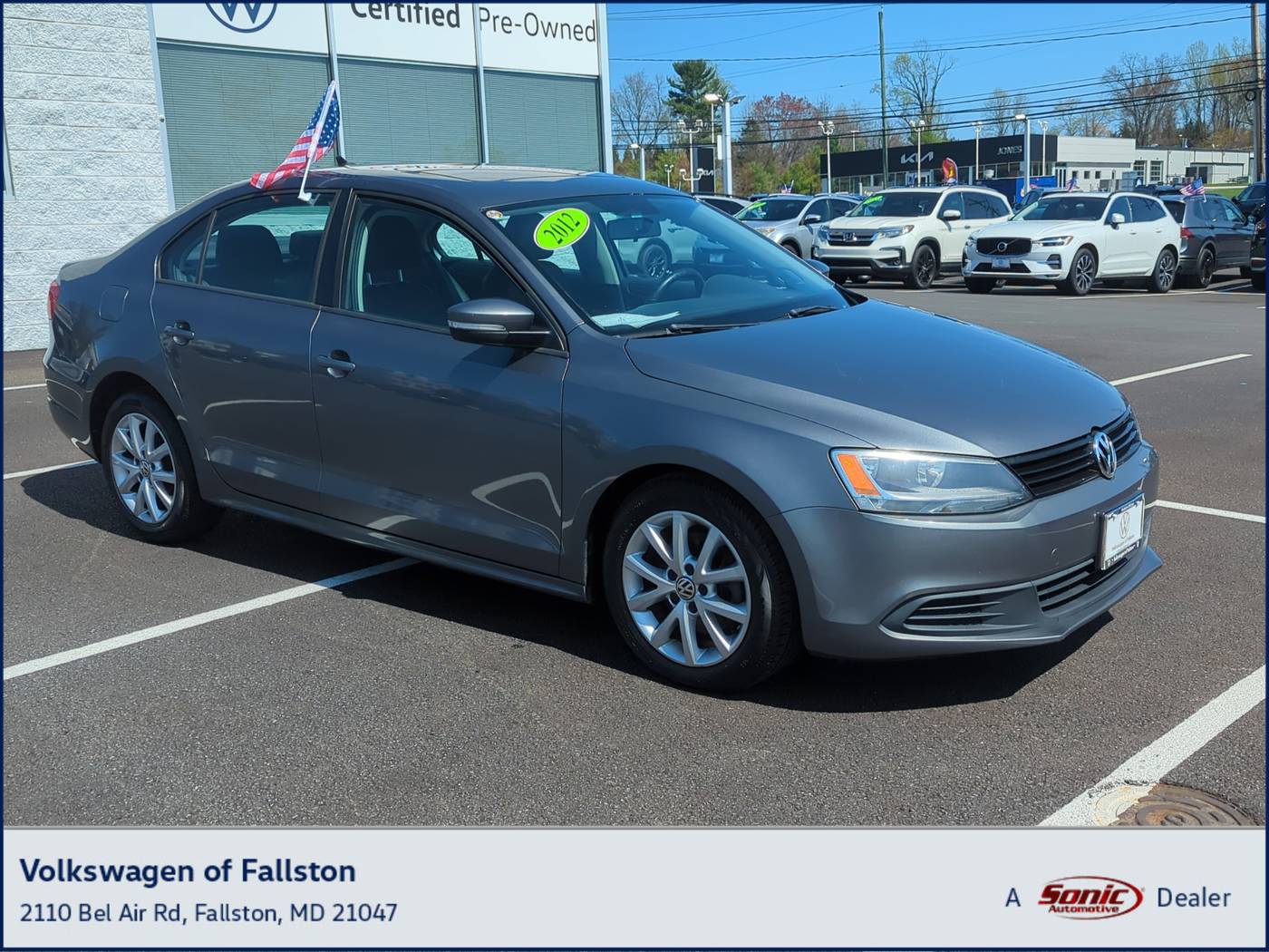 2012 Volkswagen Jetta SE — Sedan — 103,325 mi — Fallston, MD
