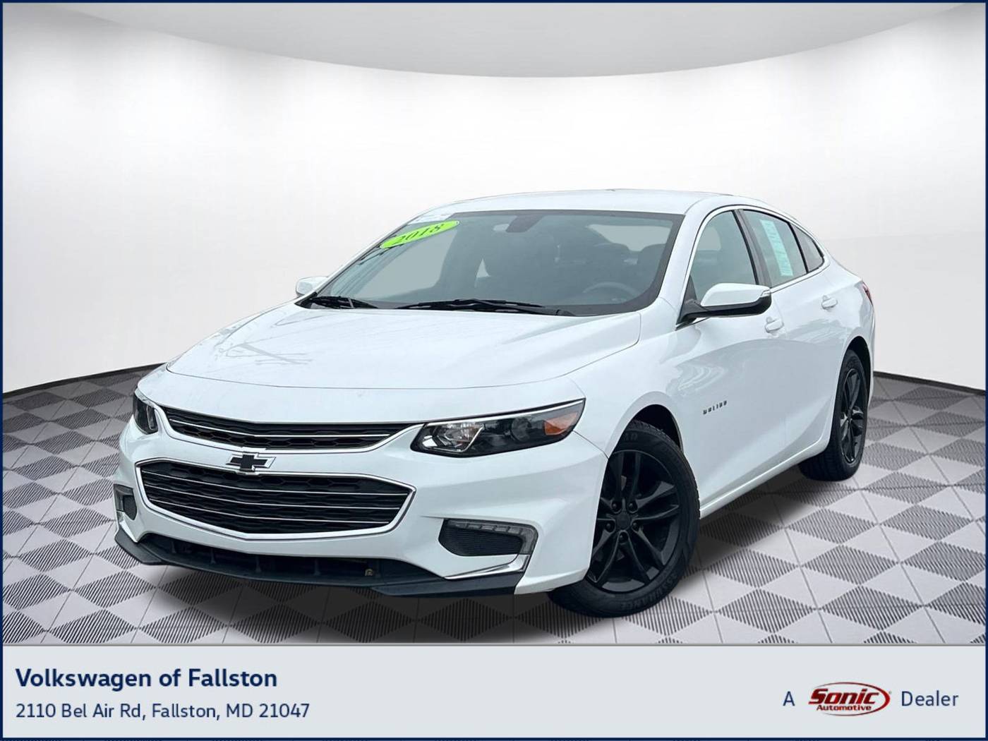2018 Chevrolet Malibu LT — Sedan — 104,736 mi — Fallston, MD