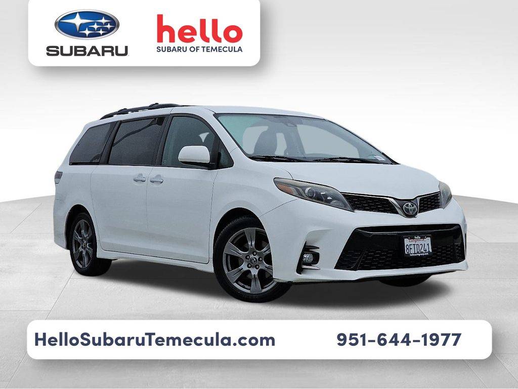 2018 Toyota Sienna SE — Minivan — 80,656 mi — Temecula, CA