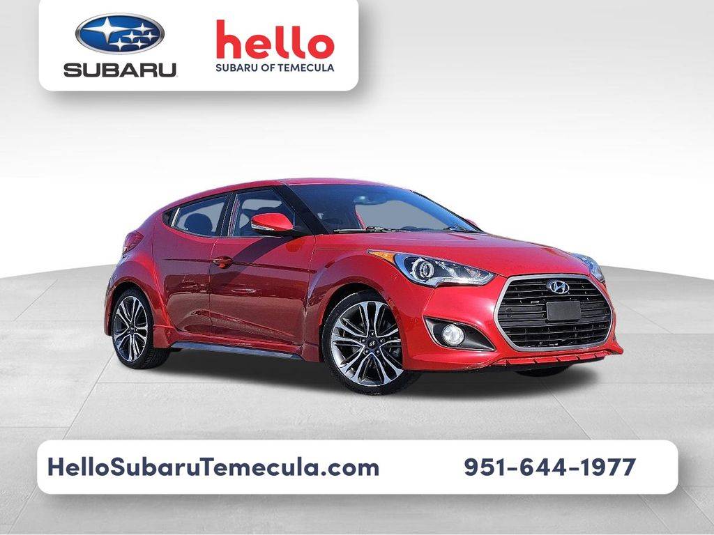 2016 Hyundai Veloster Turbo — Hatchback — 75,499 mi — Temecula, CA