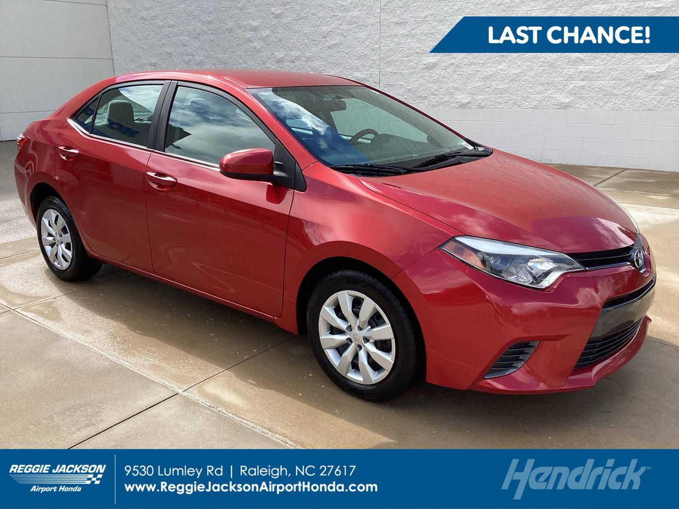 2015 Toyota Corolla LE — Sedan — 87,093 mi — Morrisville, NC