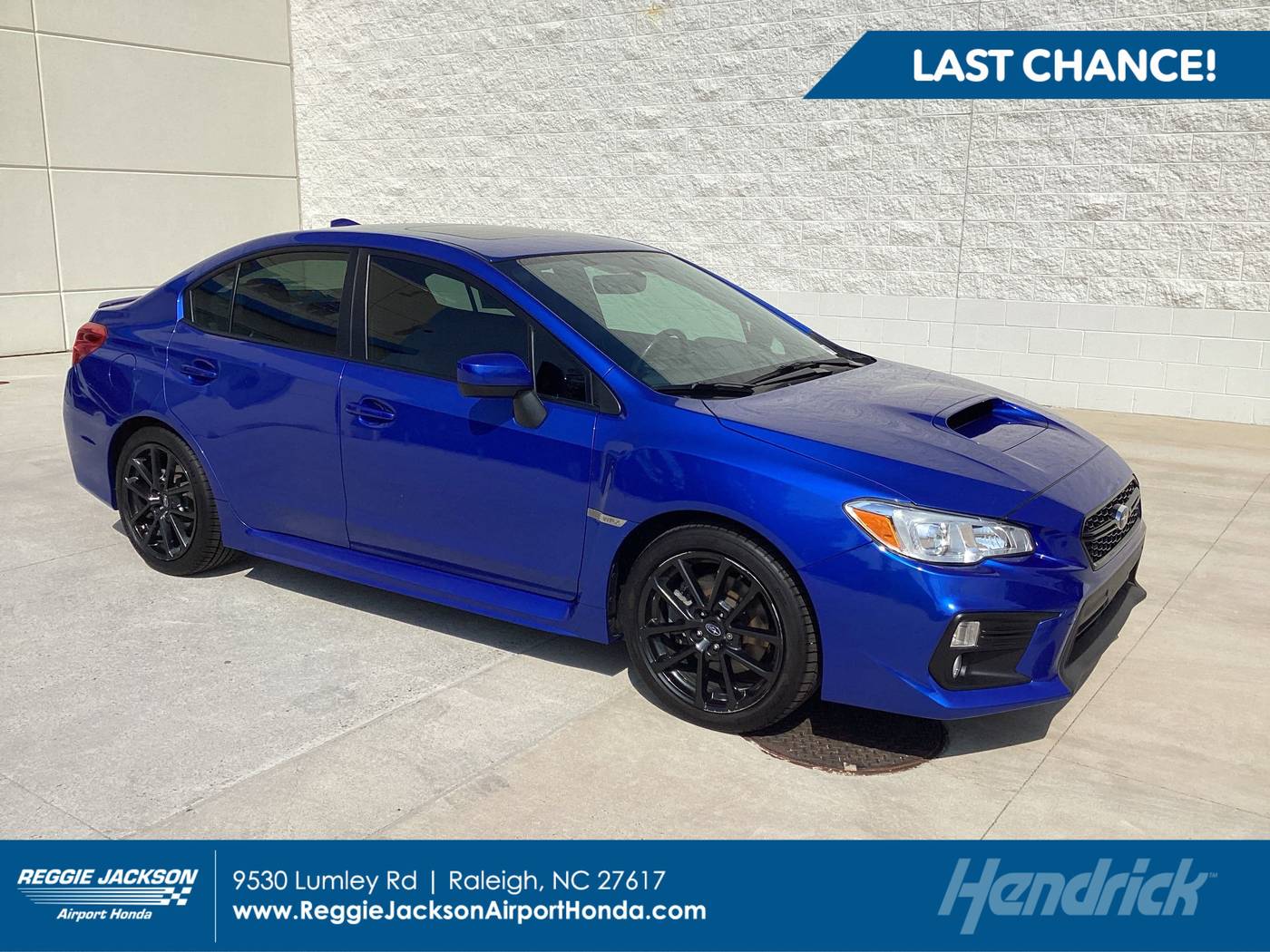 2020 Subaru WRX Premium — Sedan — 107,200 mi — Morrisville, NC