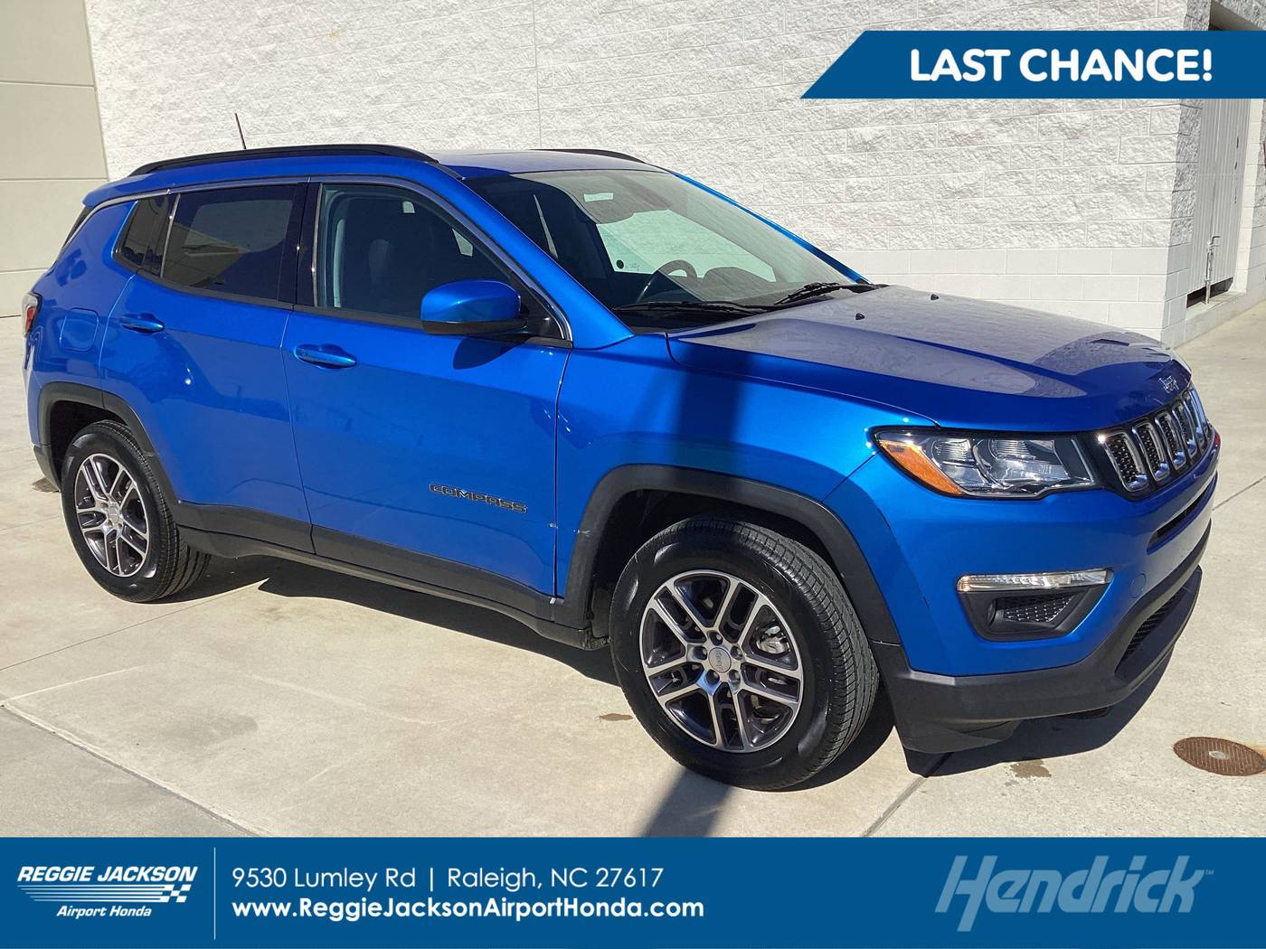 2020 Jeep Compass Latitude — SUV — 61,625 mi — Morrisville, NC