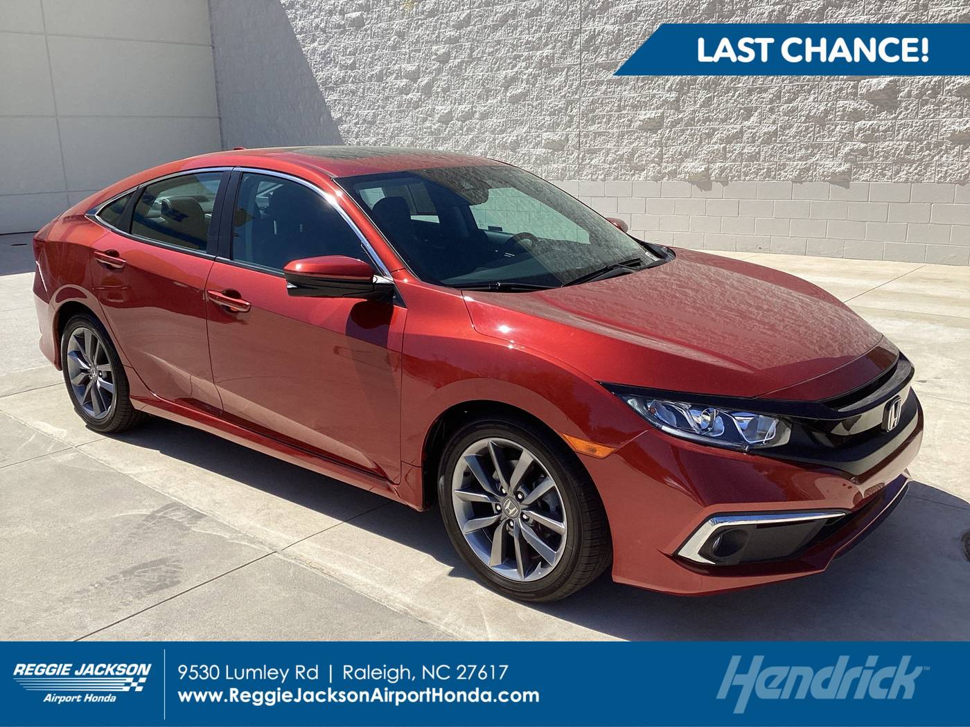 2019 Honda Civic EX-L — Sedan — 88,568 mi — Morrisville, NC