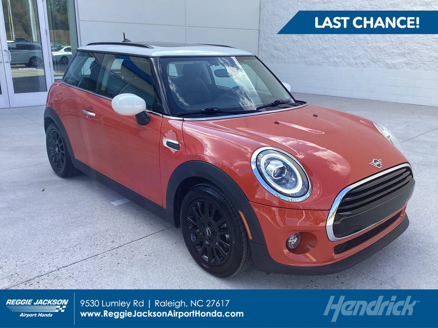 2021 MINI Hardtop Cooper — Hatchback — 36,719 mi — Morrisville, NC