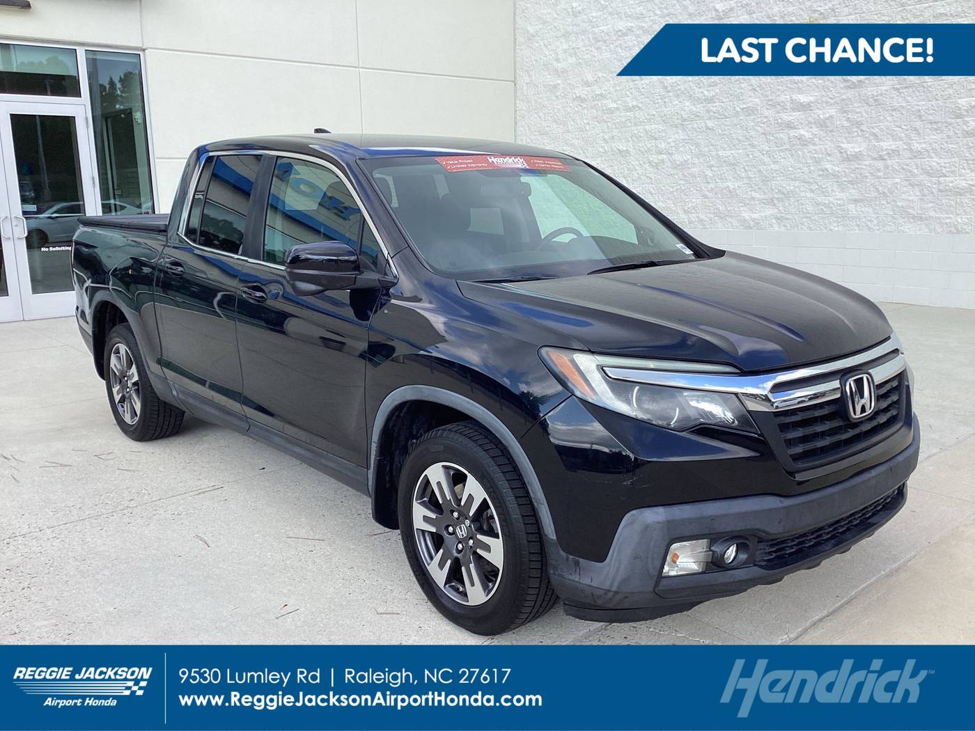 2017 Honda Ridgeline RTL-T — Pickup Truck — 142,112 mi — Morrisville, NC