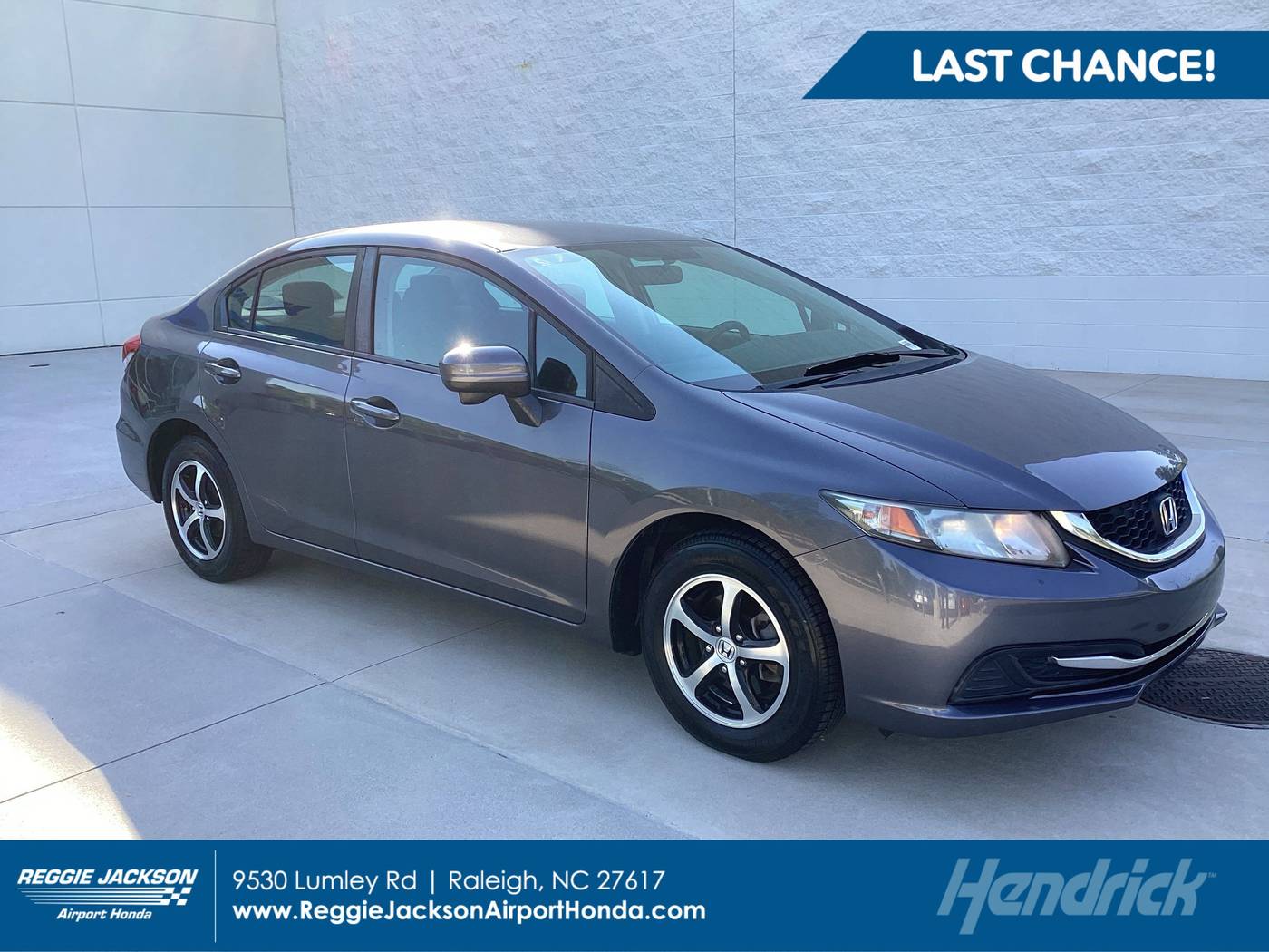 2015 Honda Civic SE — Sedan — 80,788 mi — Morrisville, NC