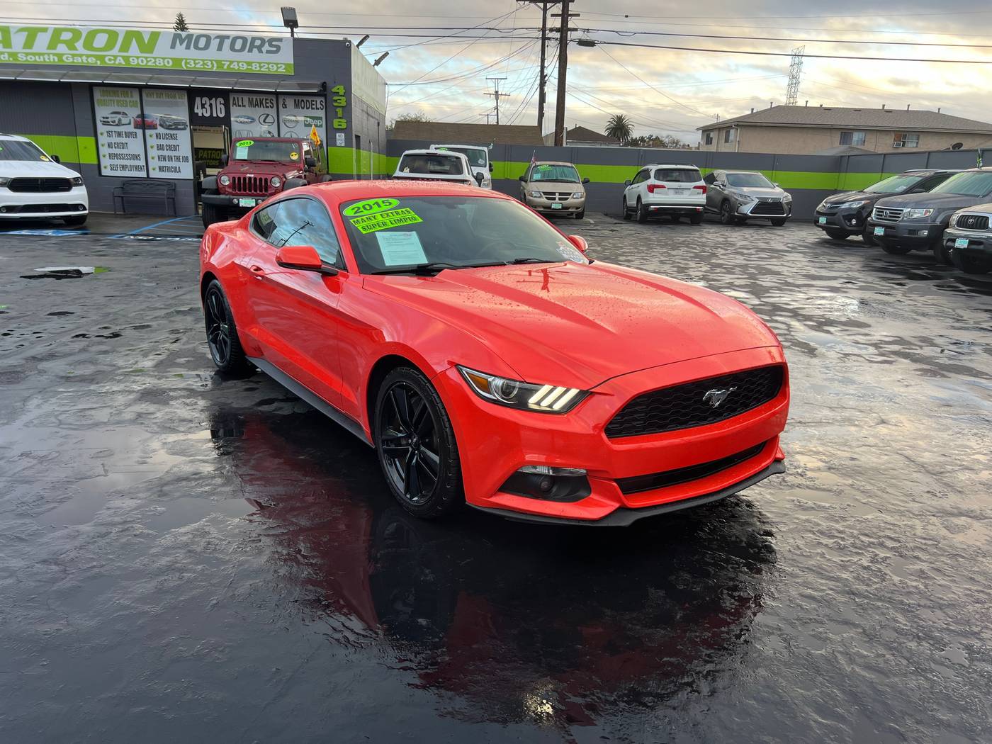 2015 Ford Mustang EcoBoost Premium — Coupe — 90,365 mi — South Gate, CA