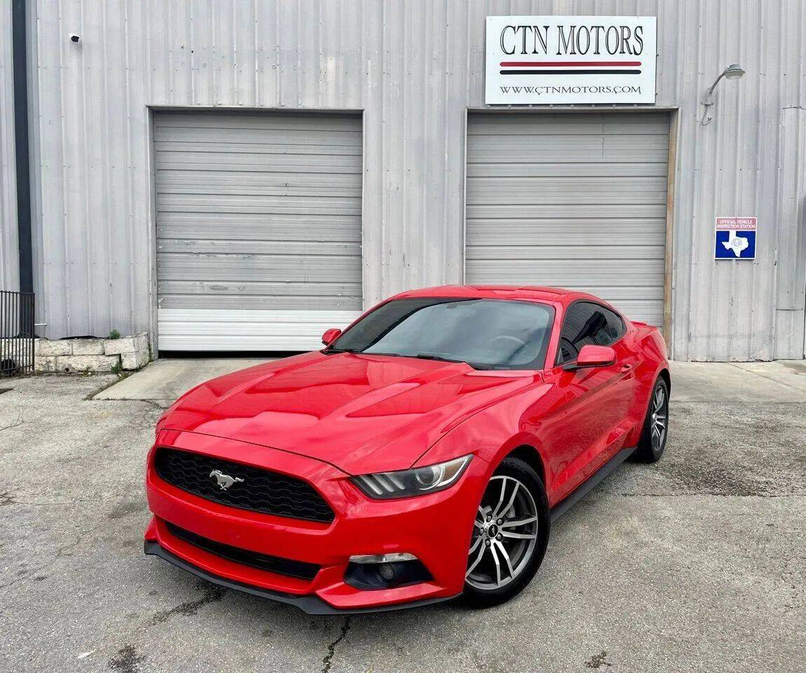 2016 Ford Mustang EcoBoost Premium — Coupe — 59,600 mi — Houston, TX