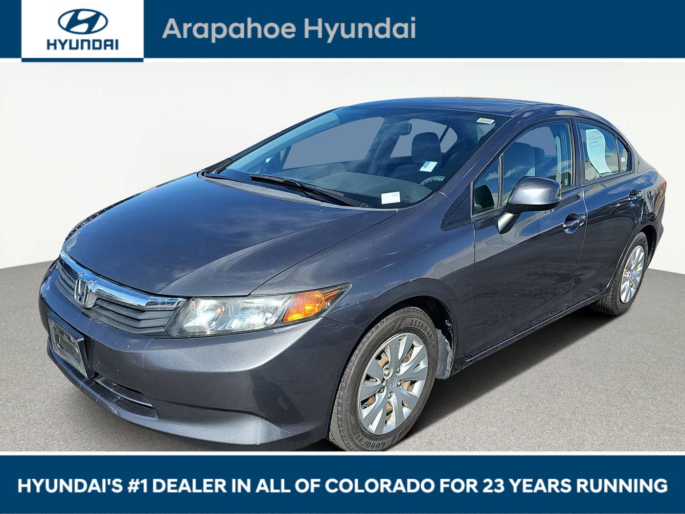 2012 Honda Civic LX — Sedan — 109,691 mi — Centennial, CO