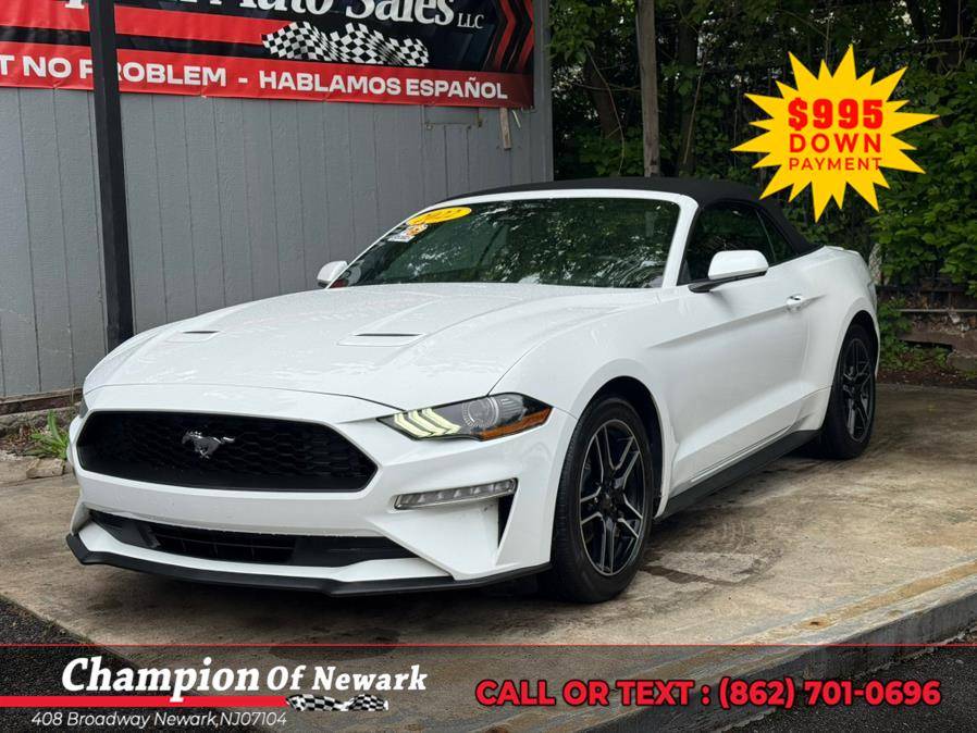 2022 Ford Mustang EcoBoost Premium — Convertible — 64,756 mi — Newark, NJ