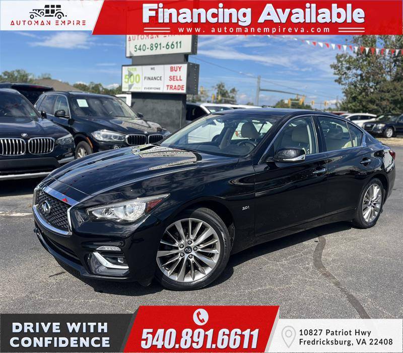 2019 INFINITI Q50 3.0t LUXE — Sedan — 33,402 mi — Fredricksburg, VA