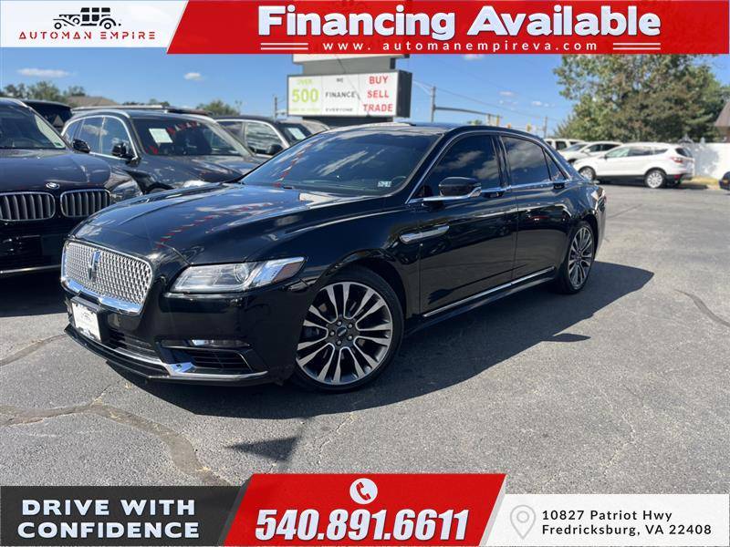 2017 Lincoln Continental Reserve — Sedan — 99,941 mi — Fredricksburg, VA