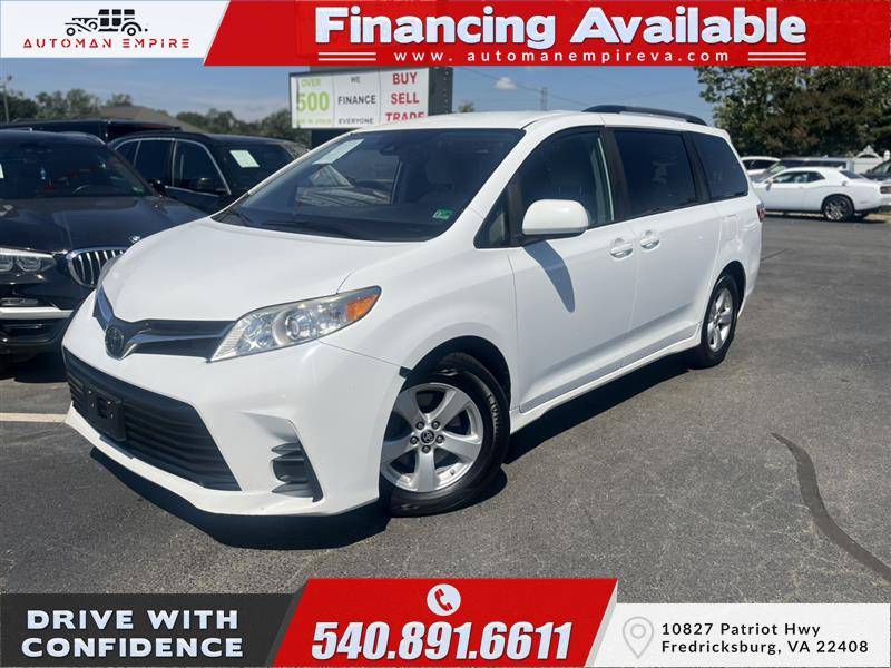 2020 Toyota Sienna LE — Minivan — 156,613 mi — Fredricksburg, VA