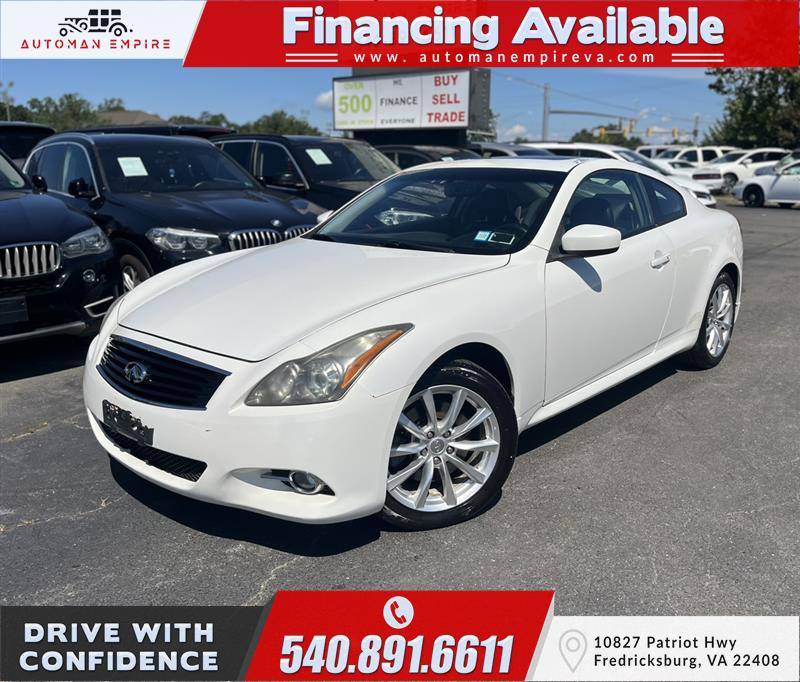 2011 INFINITI G G37x — Coupe — 133,589 mi — Fredricksburg, VA