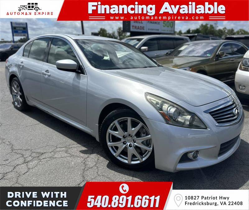 2011 INFINITI G G37 — Sedan — 132,409 mi — Fredricksburg, VA
