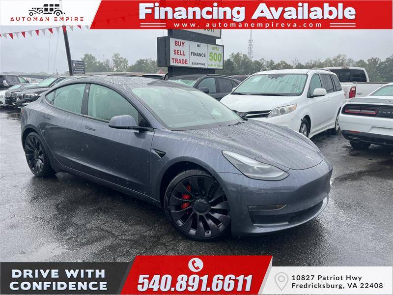 2022 Tesla Model 3 Performance — Sedan — 34,554 mi — Fredricksburg, VA