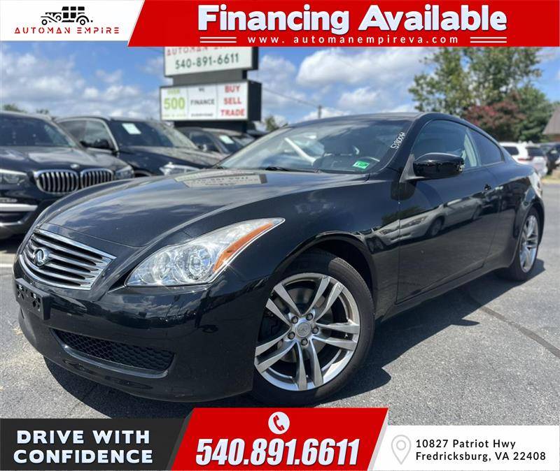 2009 INFINITI G G37 — Coupe — 56,809 mi — Fredricksburg, VA