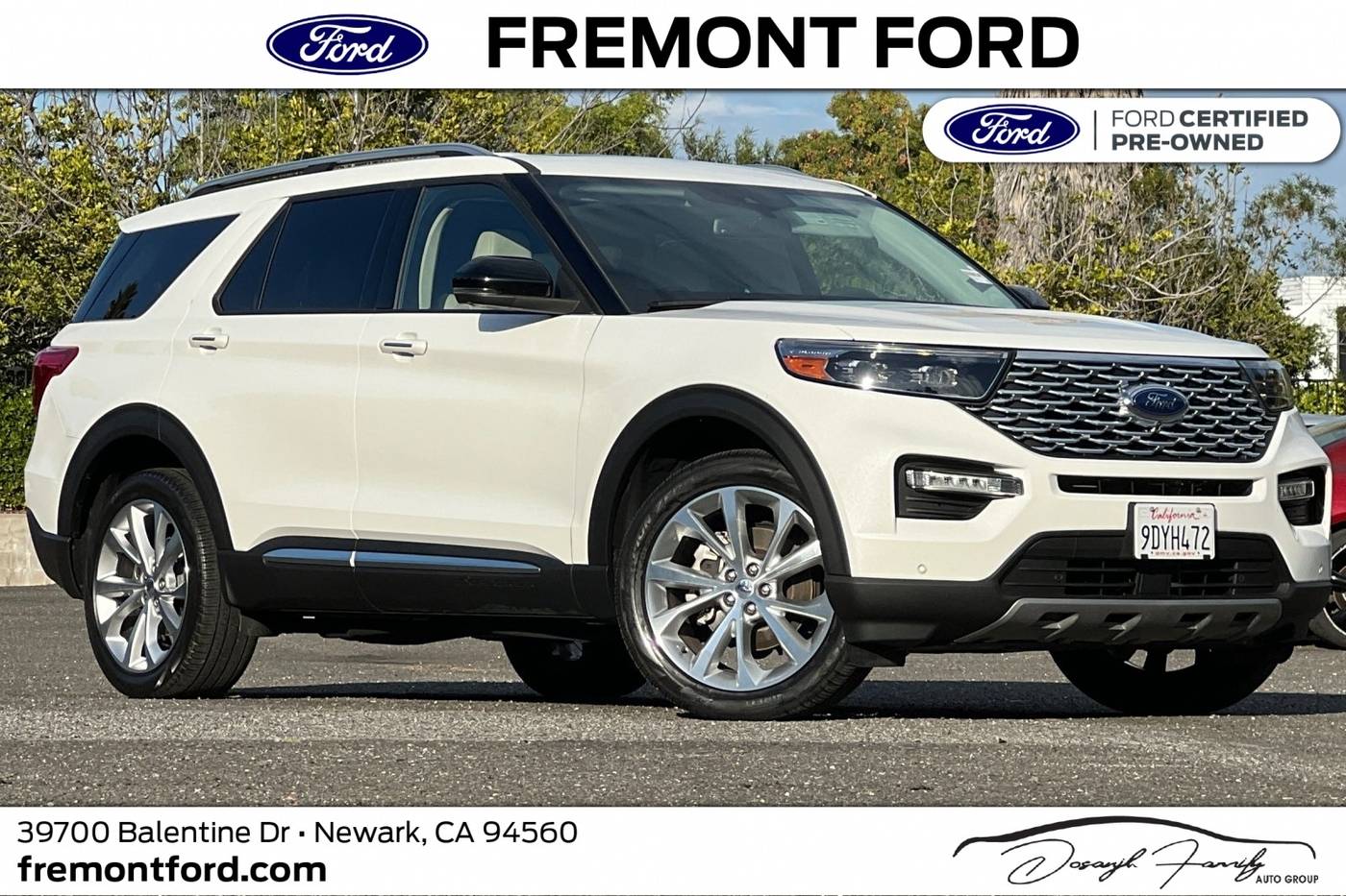 2022 Ford Explorer Platinum — SUV — 46,211 mi — Newark, CA