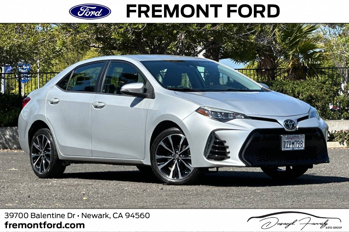2017 Toyota Corolla SE — Sedan — 80,419 mi — Newark, CA
