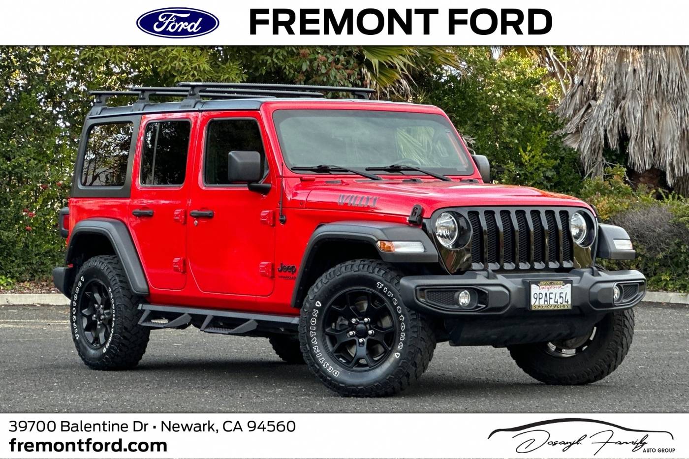 2021 Jeep Wrangler Willys Sport — SUV — 48,588 mi — Newark, CA