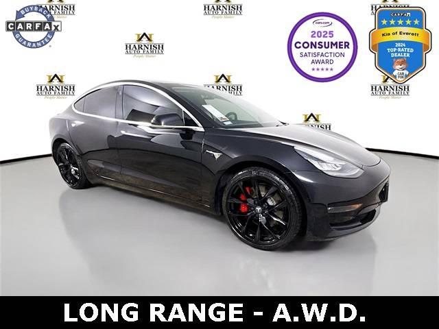 2018 Tesla Model 3 Long Range — Sedan — 72,638 mi — Everett, WA